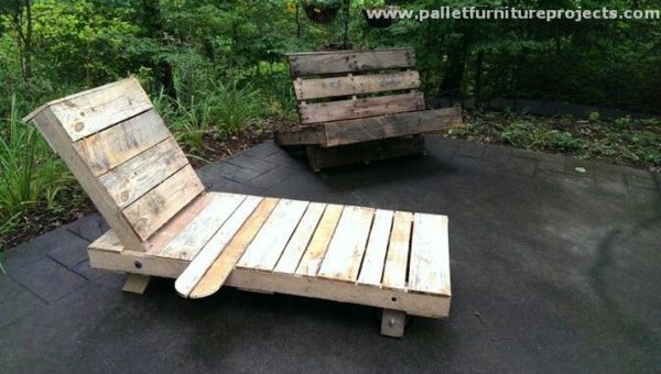 Pallet Sun Lounger Ideas | Pallet Furniture Projects